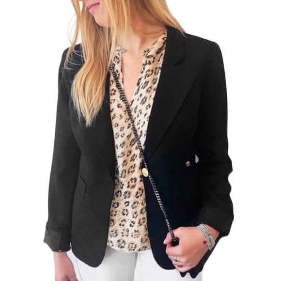 NWT JOIE Corie Silk Abstract Leopard Print Smocked Sleeveless Tank Top - XS - Picture 4 of 16